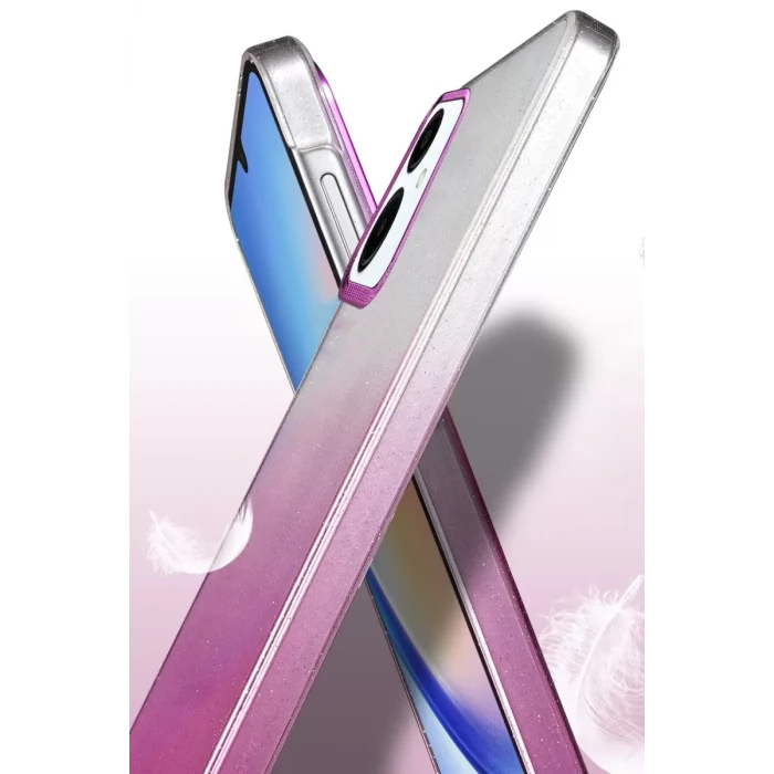 Newface Samsung Galaxy A06 Glossy Kapak - Mor