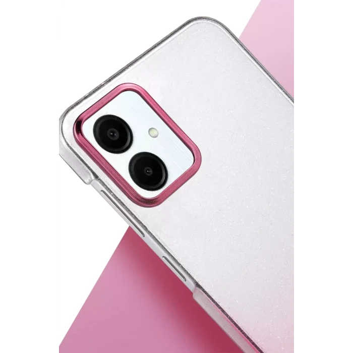 Newface Samsung Galaxy A06 Glossy Kapak - Pembe