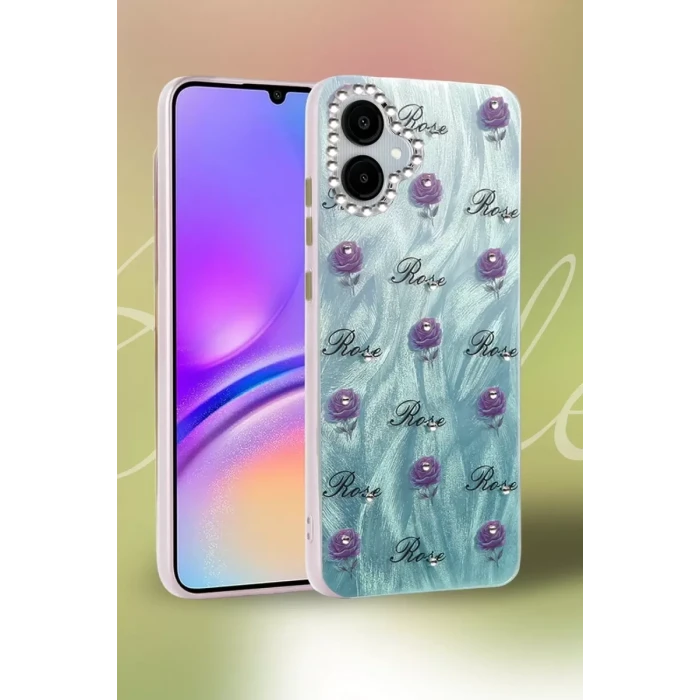 Newface Samsung Galaxy A06 Kılıf Blade Aynalı Desenli Kapak - Desen 2