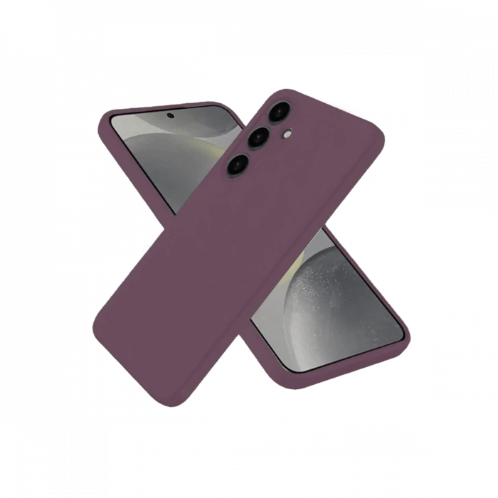 Newface Samsung Galaxy A06 Kılıf First Silikon - Mürdüm