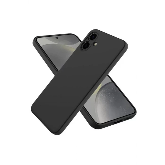 Newface Samsung Galaxy A06 Kılıf First Silikon - Siyah