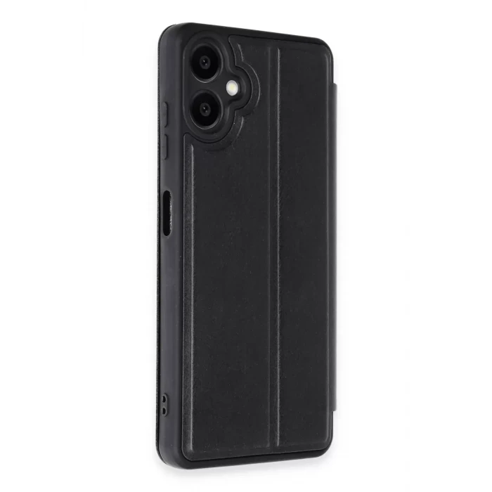 Newface Samsung Galaxy A06 Kılıf Flip Cover - Siyah