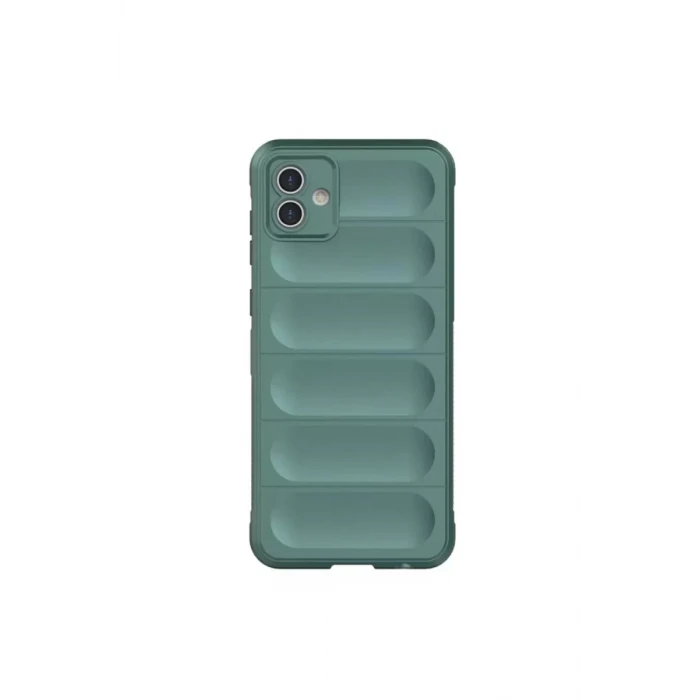 Newface Samsung Galaxy A06 Kılıf Optimum Silikon - Koyu Yeşil