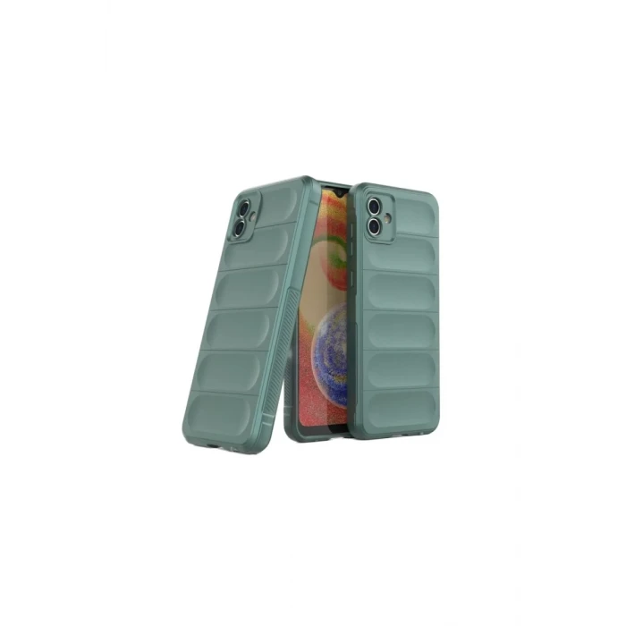 Newface Samsung Galaxy A06 Kılıf Optimum Silikon - Koyu Yeşil