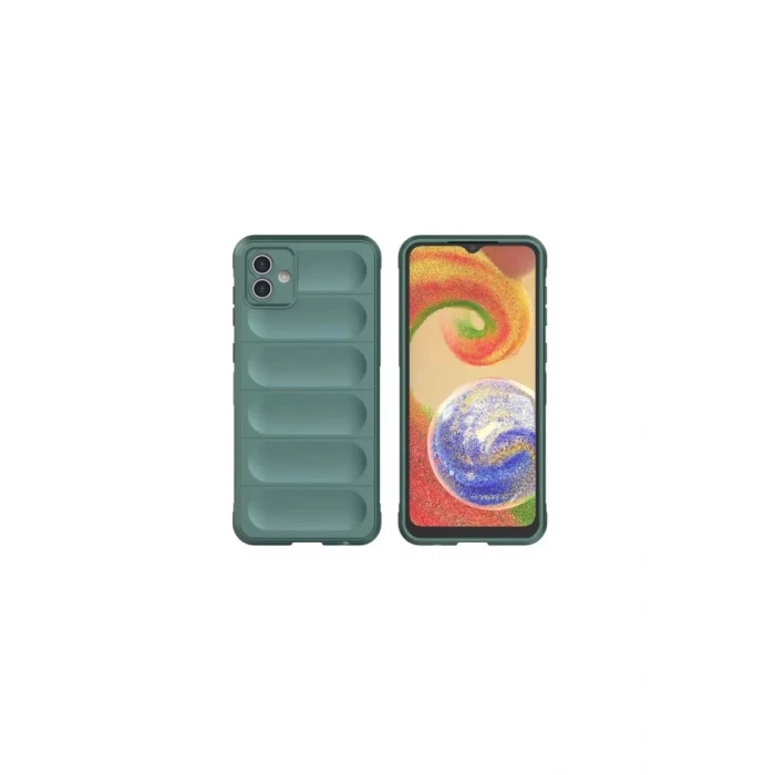 Newface Samsung Galaxy A06 Kılıf Optimum Silikon - Koyu Yeşil