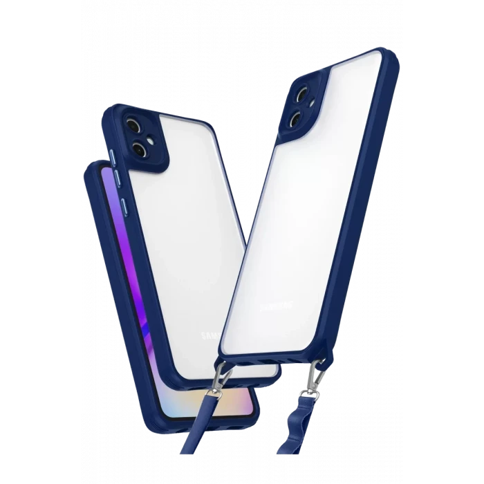 Newface Samsung Galaxy A06 Kılıf Penta Silikon Kılıf - Lacivert