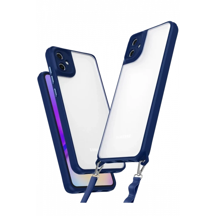 Newface Samsung Galaxy A06 Kılıf Penta Silikon Kılıf - Lacivert