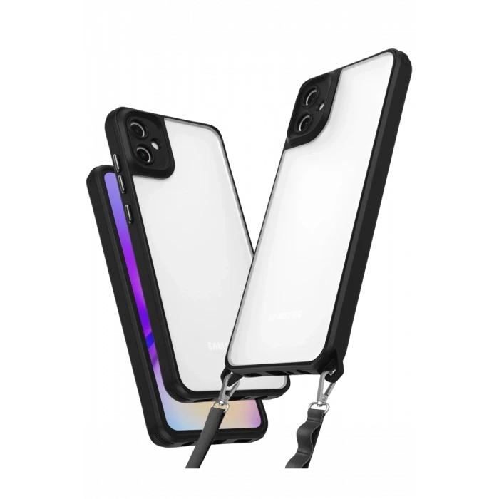 Newface Samsung Galaxy A06 Kılıf Penta Silikon Kılıf - Siyah