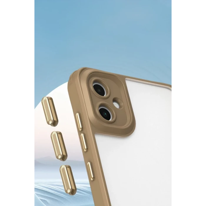 Newface Samsung Galaxy A06 Kılıf Penta Silikon Kılıf - Titan Gri