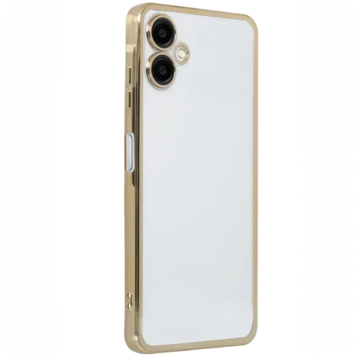 Newface Samsung Galaxy A06 Kılıf Razer Lensli Silikon - Gold