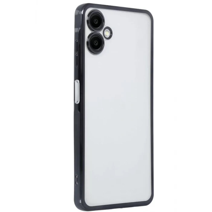 Newface Samsung Galaxy A06 Kılıf Razer Lensli Silikon - Siyah