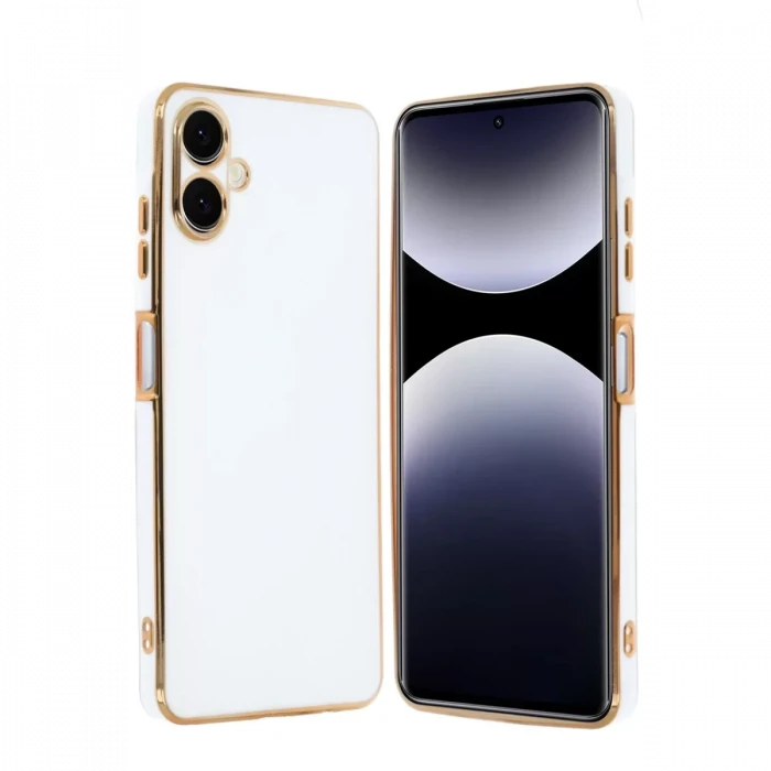 Newface Samsung Galaxy A06 Kılıf Volet Silikon - Beyaz