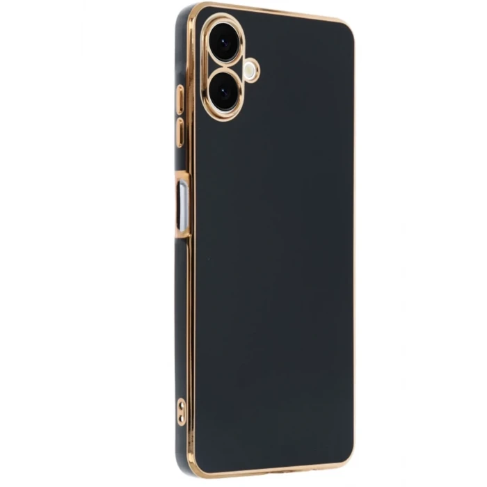 Newface Samsung Galaxy A06 Kılıf Volet Silikon - Siyah