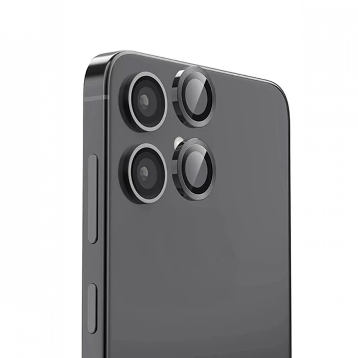 Newface Samsung Galaxy A06 Raze Metal Kamera Lens - Siyah