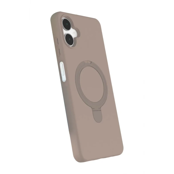 Newface Samsung Galaxy A06 Regal Magsafe Standlı Kapak - Çöl Titanyum