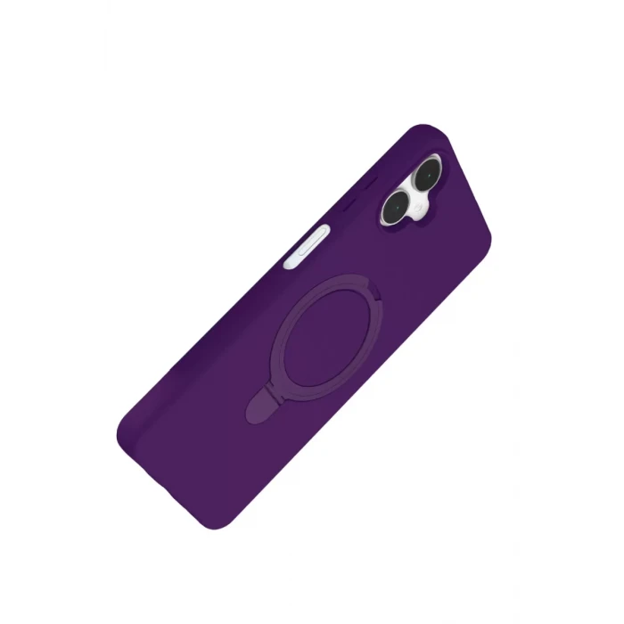 Newface Samsung Galaxy A06 Regal Magsafe Standlı Kapak - Derin Mor