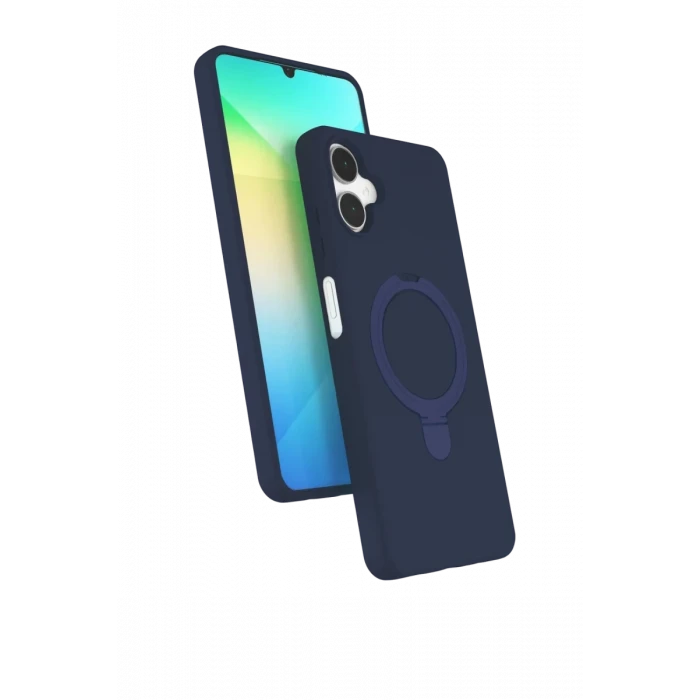 Newface Samsung Galaxy A06 Regal Magsafe Standlı Kapak - Lacivert