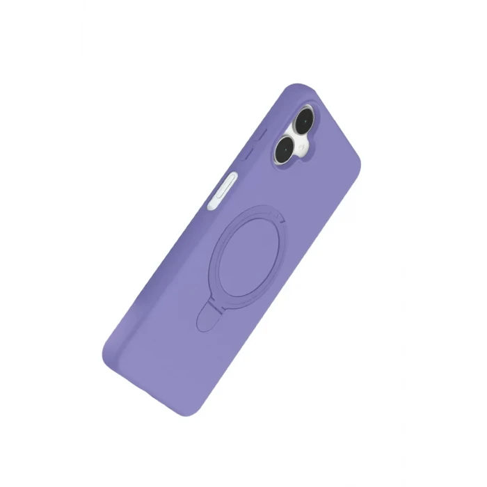 Newface Samsung Galaxy A06 Regal Magsafe Standlı Kapak - Lila