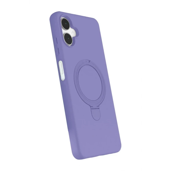 Newface Samsung Galaxy A06 Regal Magsafe Standlı Kapak - Lila