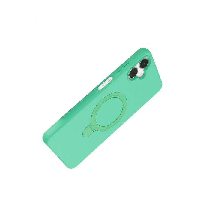 Newface Samsung Galaxy A06 Regal Magsafe Standlı Kapak - Yeşil