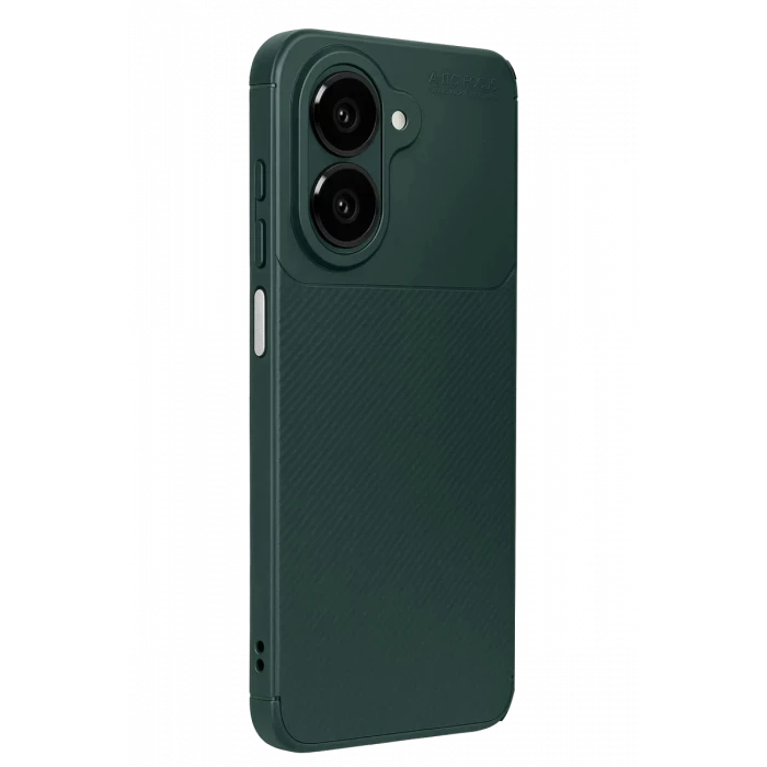 Newface Samsung Galaxy A07 4G Auto Focus Karbon Kapak - Koyu Yeşil