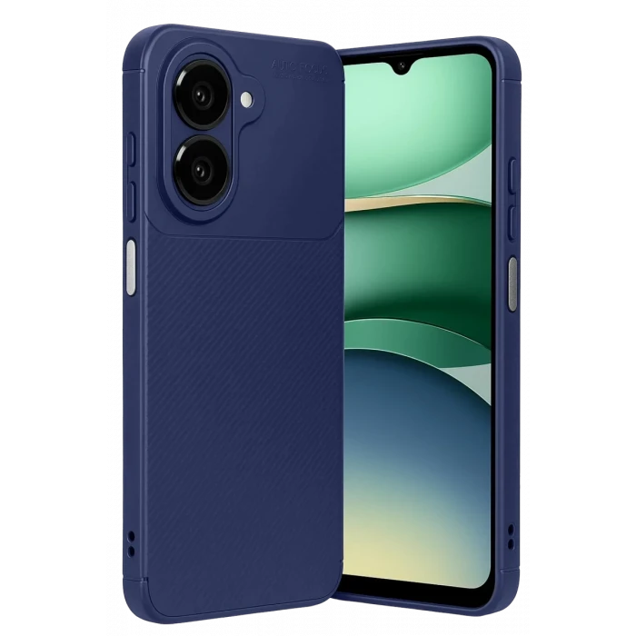 Newface Samsung Galaxy A07 4G Auto Focus Karbon Kapak - Lacivert