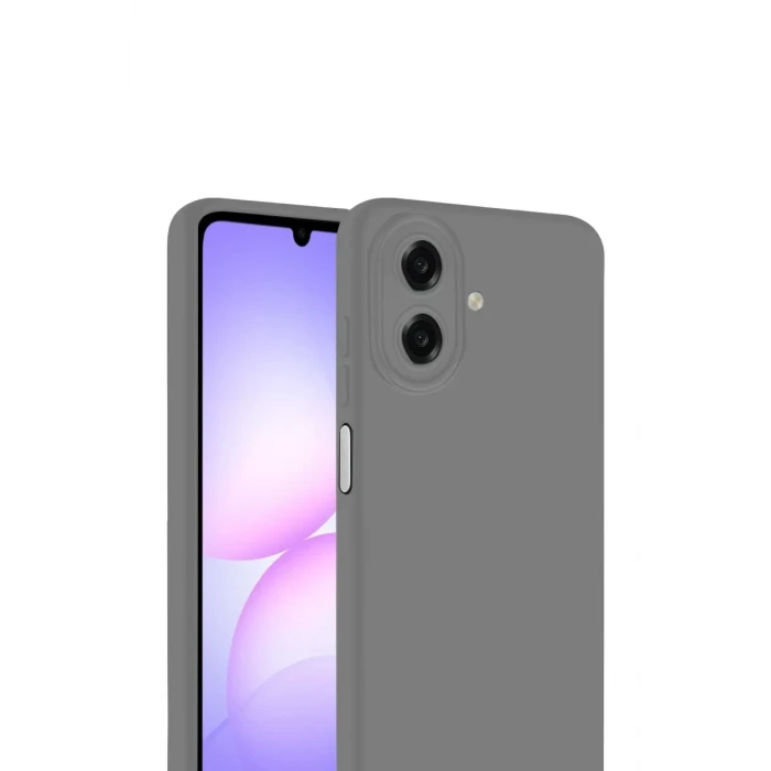 Newface Samsung Galaxy A07 4G First Silikon - Gri
