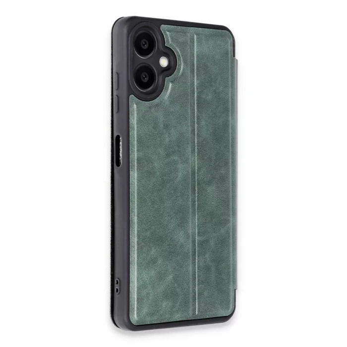Newface Samsung Galaxy A07 4G Flip Cover - Yeşil