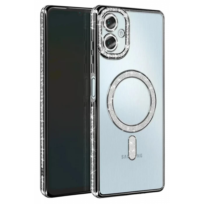 Newface Samsung Galaxy A07 4G Joke Simli Magneticsafe Kılıf - Siyah