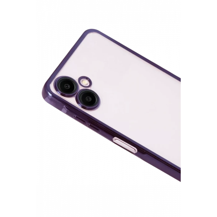 Newface Samsung Galaxy A07 4G Razer Lensli Silikon - Mor