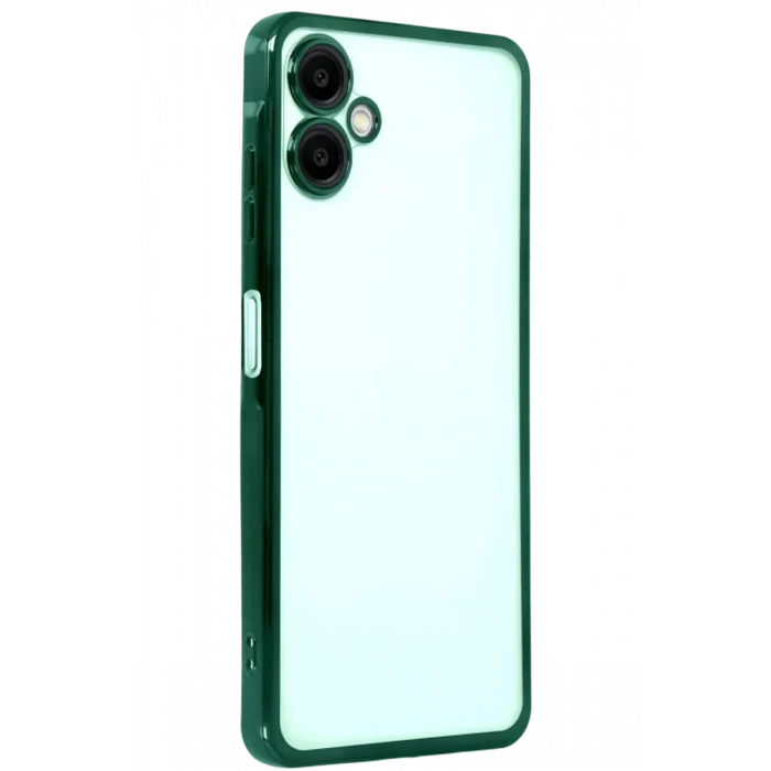 Newface Samsung Galaxy A07 4G Razer Lensli Silikon - Yeşil