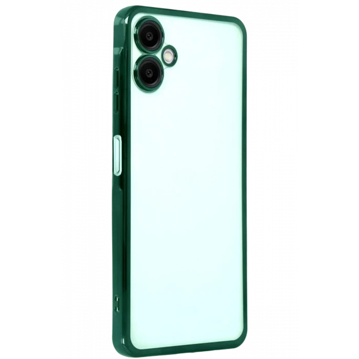 Newface Samsung Galaxy A07 4G Razer Lensli Silikon - Yeşil