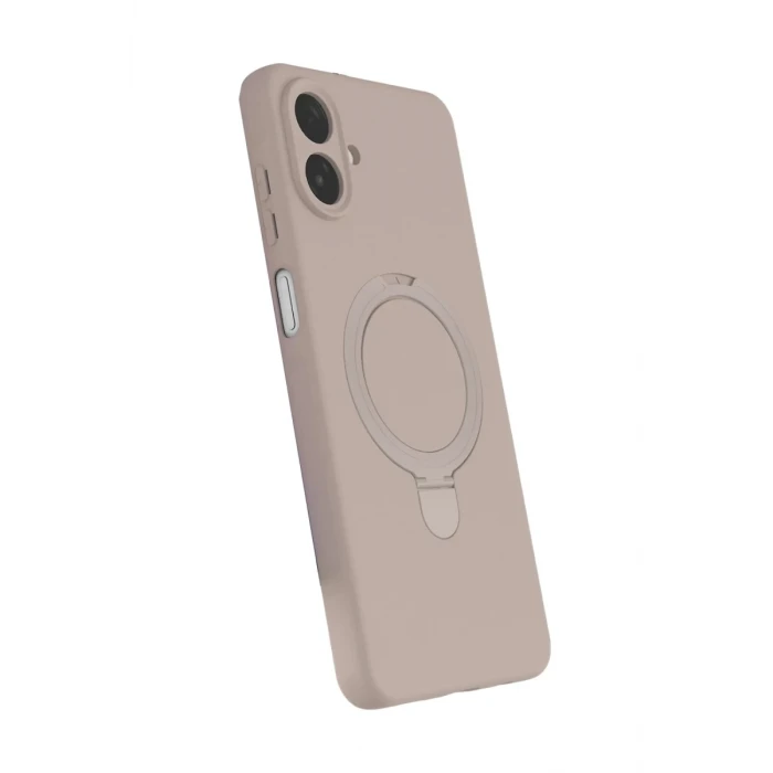 Newface Samsung Galaxy A07 4G Regal Magsafe Standlı Kapak - Çöl Titanyum