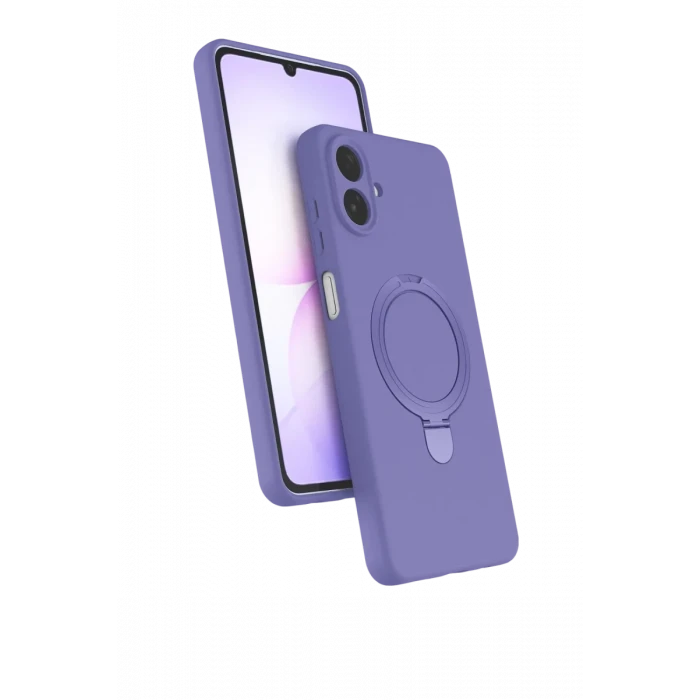 Newface Samsung Galaxy A07 4G Regal Magsafe Standlı Kapak - Lila