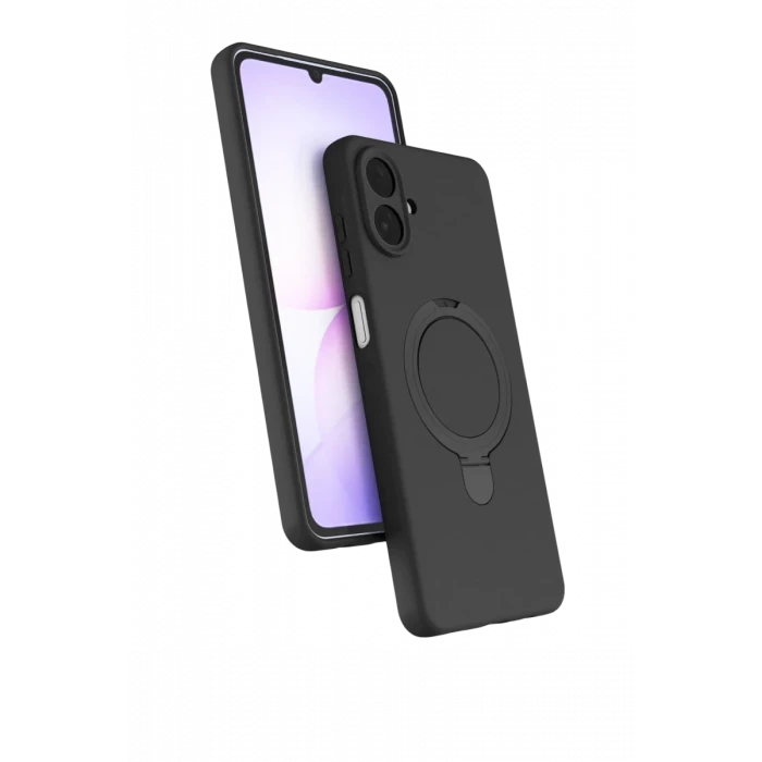 Newface Samsung Galaxy A07 4G Regal Magsafe Standlı Kapak - Siyah