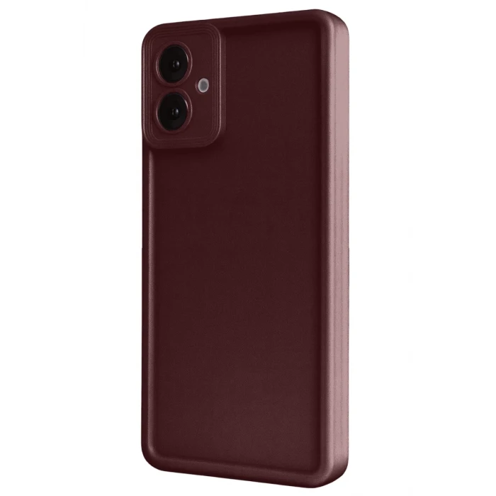 Newface Samsung Galaxy A07 4G Viera Silikon - Bordo