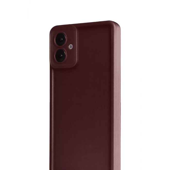 Newface Samsung Galaxy A07 4G Viera Silikon - Bordo