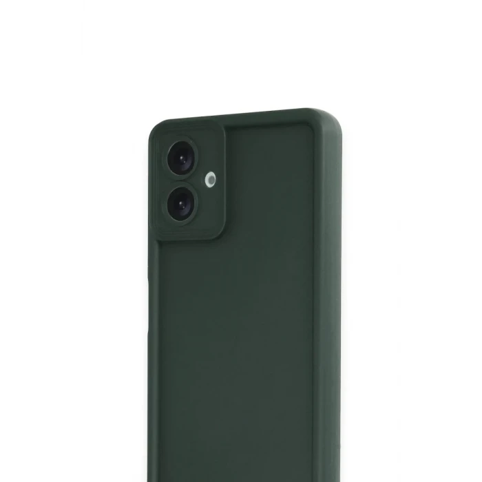 Newface Samsung Galaxy A07 4G Viera Silikon - Koyu Yeşil