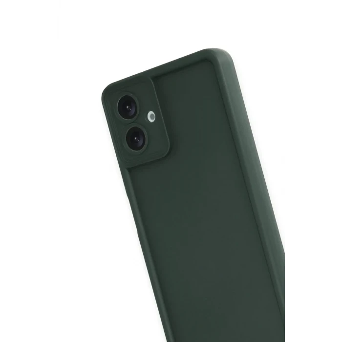 Newface Samsung Galaxy A07 4G Viera Silikon - Koyu Yeşil