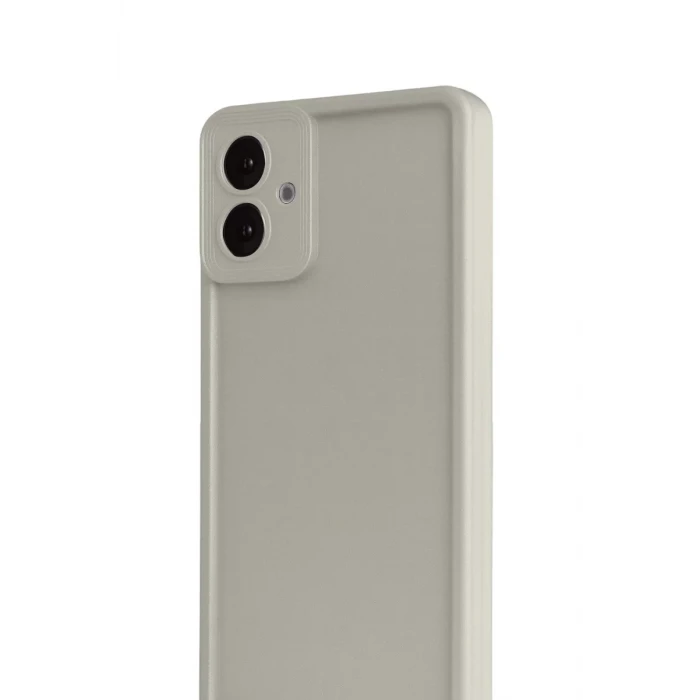 Newface Samsung Galaxy A07 4G Viera Silikon - Krem