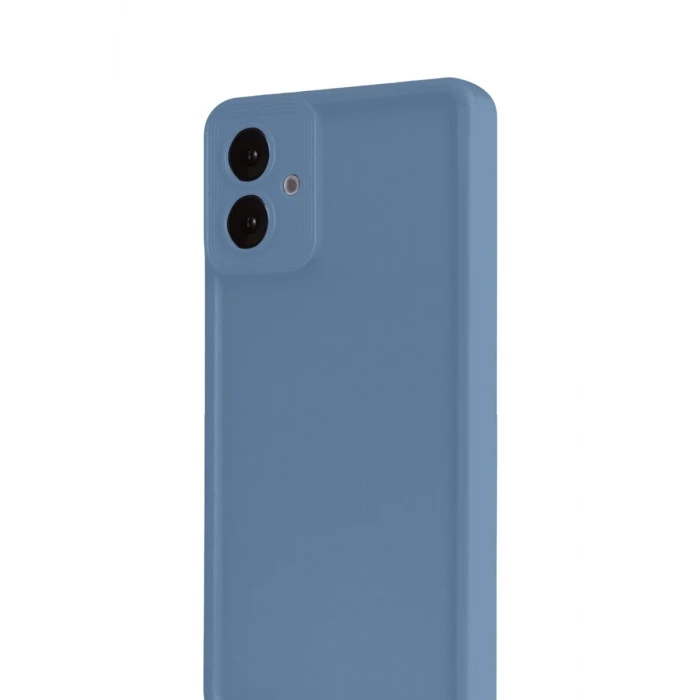 Newface Samsung Galaxy A07 4G Viera Silikon - Mavi
