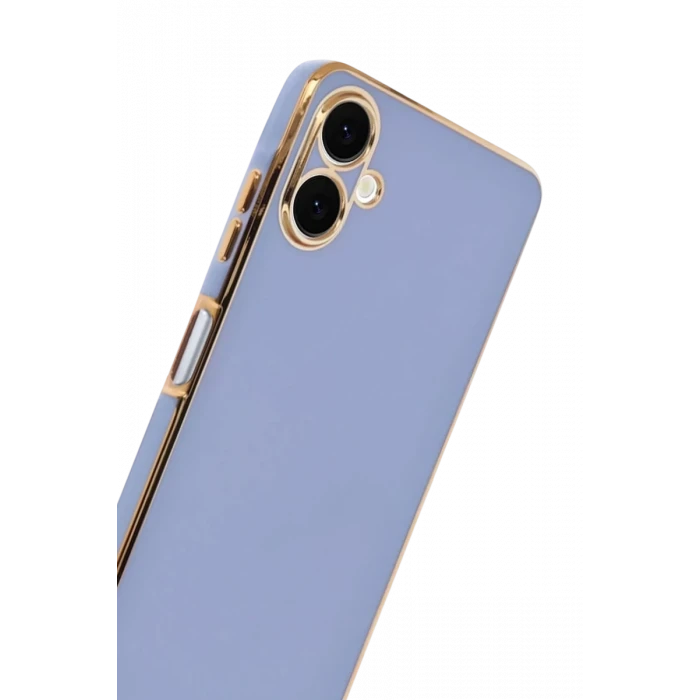 Newface Samsung Galaxy A07 4G Volet Silikon - Mavi