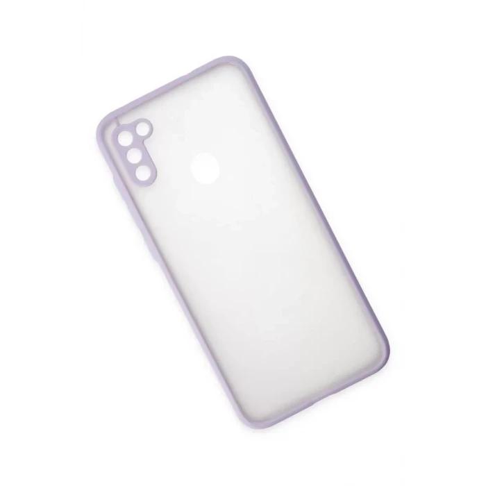 Newface Samsung Galaxy A11 Kılıf Montreal Silikon Kapak - Mor