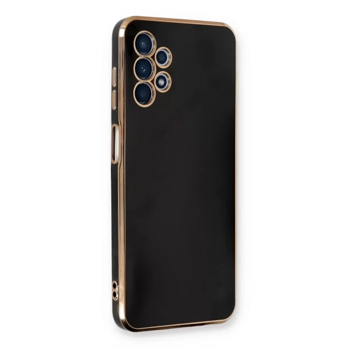 Newface Samsung Galaxy A13 4G Kılıf Volet Silikon - Siyah