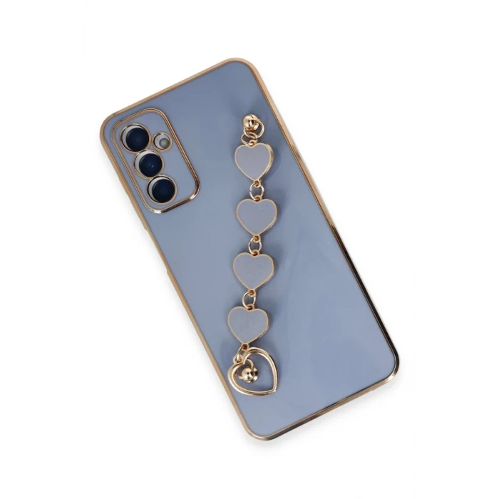 Newface Samsung Galaxy A14 4G Kılıf Esila Silikon - Gri