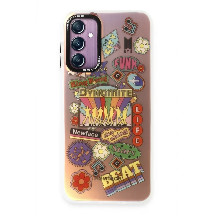 Newface Samsung Galaxy A14 4G Kılıf Estoril Desenli Kapak - Estoril - 14