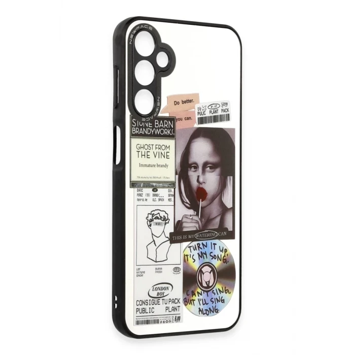 Newface Samsung Galaxy A14 4G Kılıf Mirror Desenli Kapak - Mirror - 2