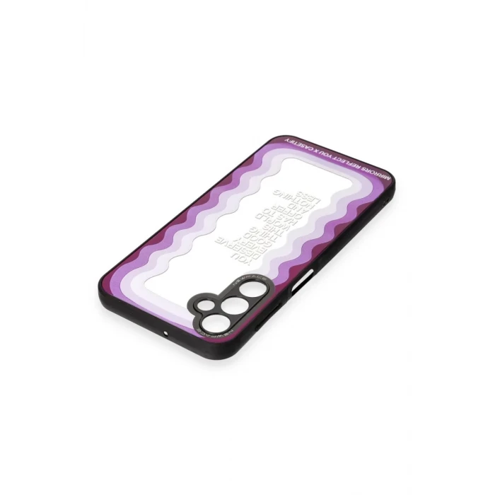 Newface Samsung Galaxy A14 4G Kılıf Mirror Desenli Kapak - Mirror - 5