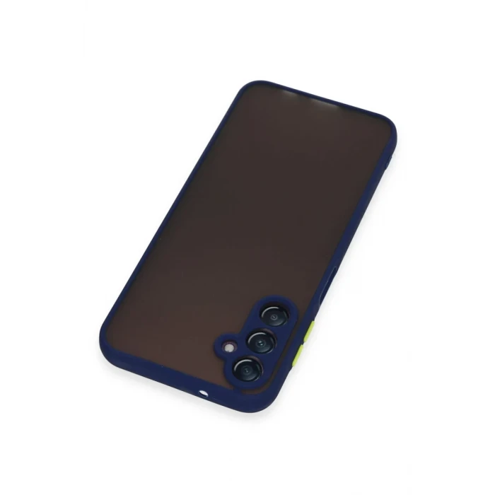 Newface Samsung Galaxy A14 4G Kılıf Montreal Silikon Kapak - Lacivert