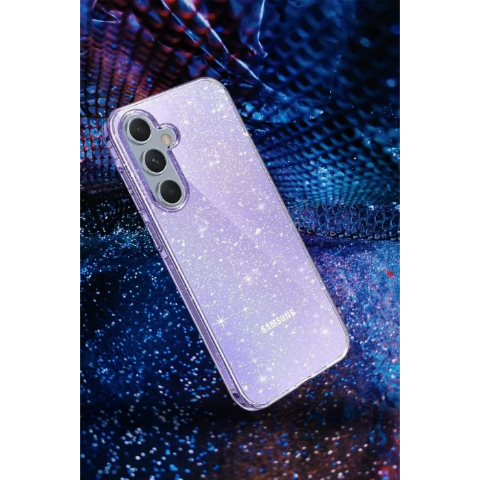 Newface Samsung Galaxy A15 4G Kılıf Glow Kapak - Mor